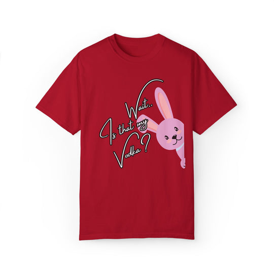 Funny Bunny T-shirt T-Shirt Printify Red S