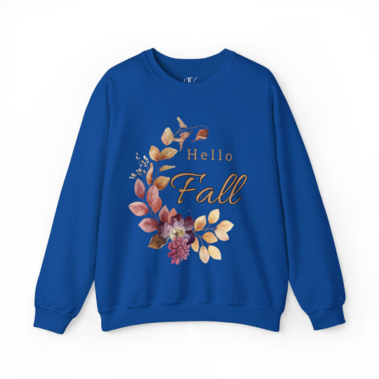 Hello Fall: Watercolor Floral Sweatshirt