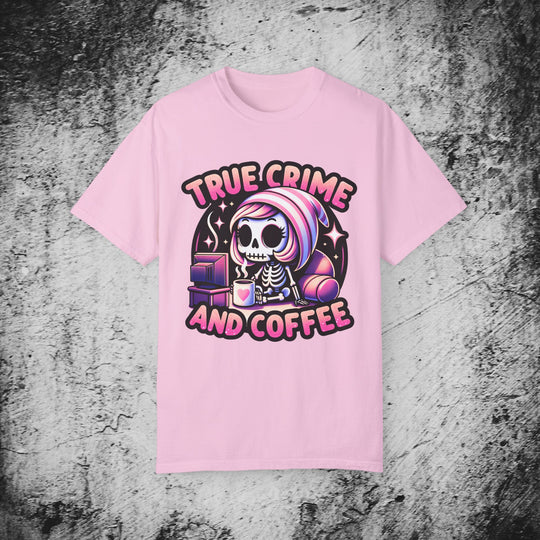 True Crime and Coffee: Skeleton T-Shirt