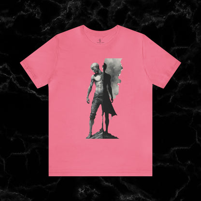 Duality of Soul - Crisp Male Anatomy T-shirt T-Shirt Charity Pink XS 