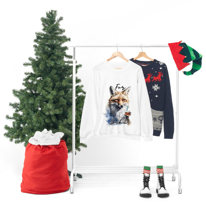 For Fox Sake: Funny Fox Sweatshirt | Gift for Fox Lover | Animal Lover Shirt - Cute Fox Gift for Nature Enthusiasts Sweatshirt   