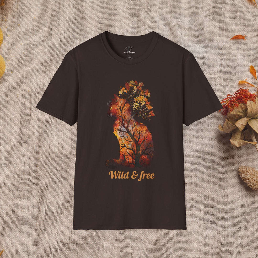 Wild & Free: Feline Fall T-Shirt