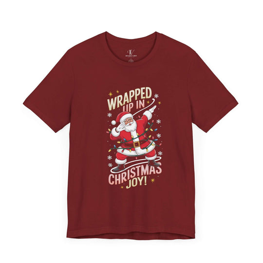 Santa Christmas Tee - Wrapped Up in Christmas Joy