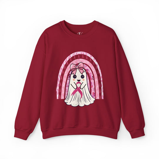 Cute Ghost Breast Cancer Support Sweatshirt