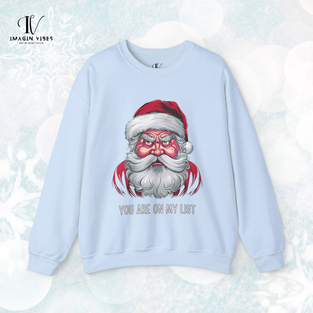 Angry Santa Christmas Sweatshirt