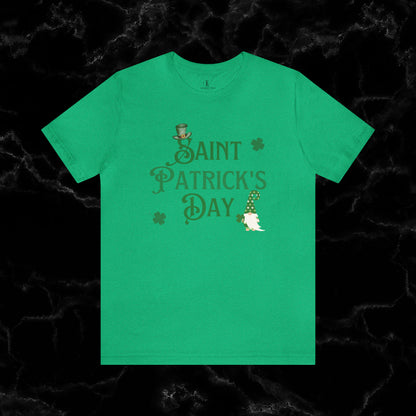 Saint Patrick's Day Shirt - St. Paddy's Day Lucky Irish Shamrock Leaf Clover Flag Beer T-Shirt T-Shirt Heather Kelly XS 