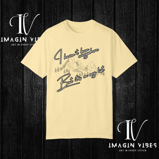 ImaginVibes: Wanderlust List: World Traveler T-Shirt T-Shirt Banana S 