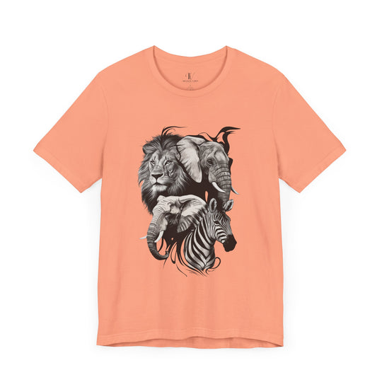 Wildlife Safari Tee T-Shirt Printify Sunset XS