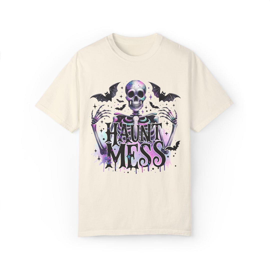 Haunt Mess: Snarky Skeleton Halloween T-Shirt