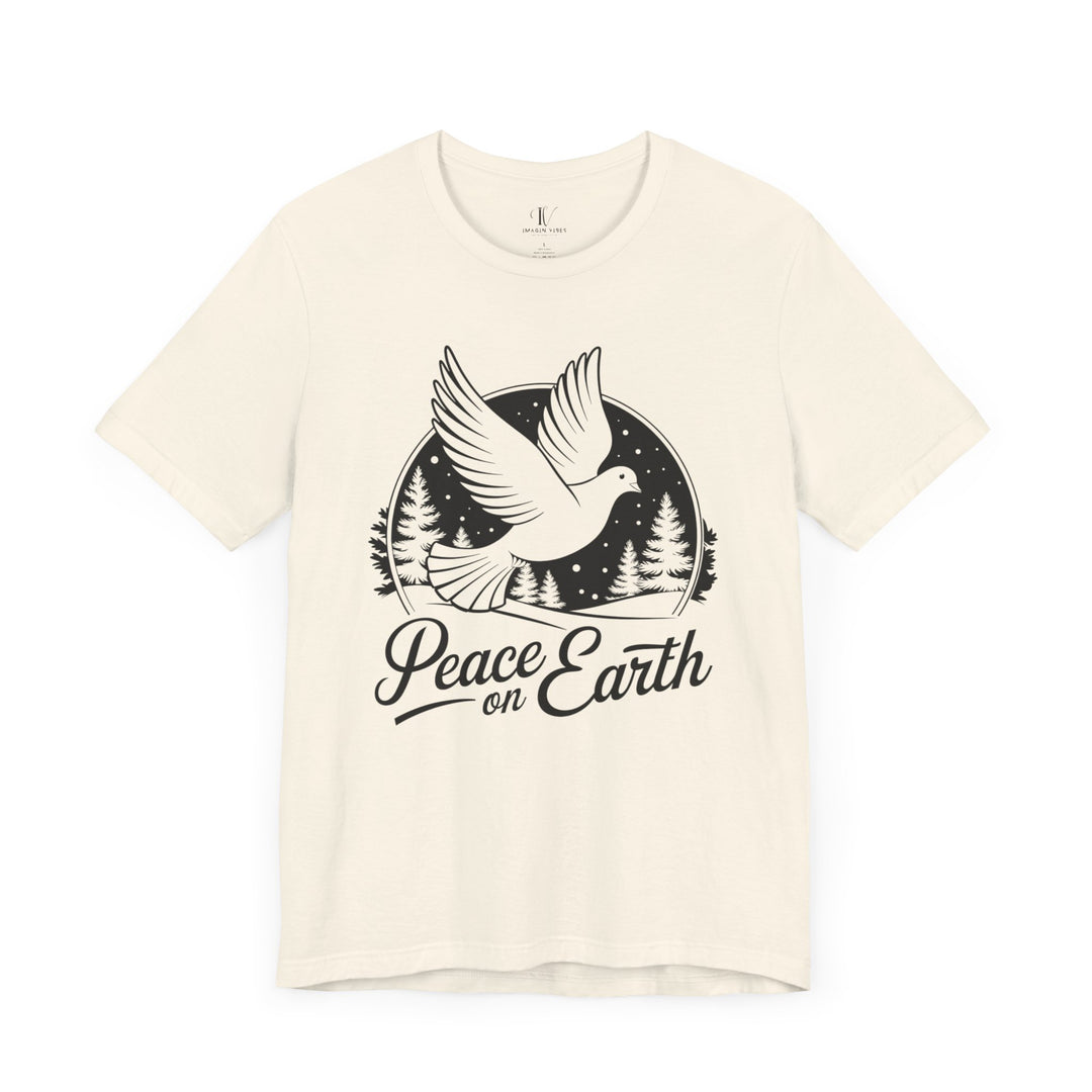 Peace on Earth Unisex Tee - Dove