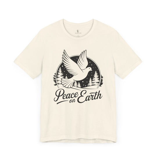 Peace on Earth Unisex Tee - Dove