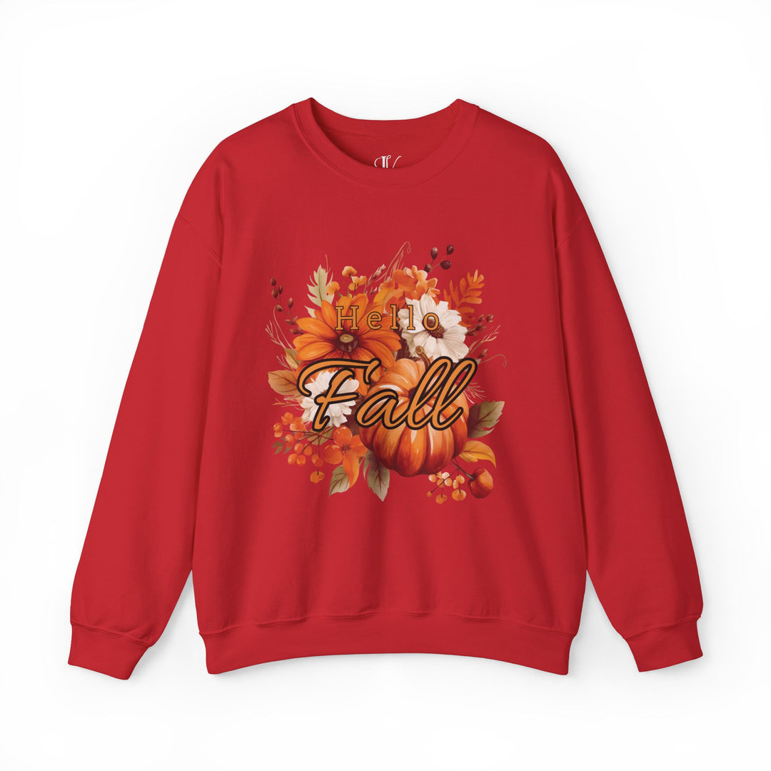 Hello Fall: Watercolor Pumpkin Sweatshirt