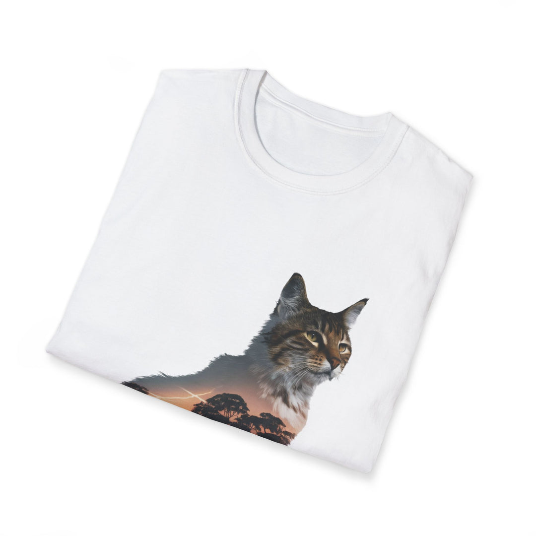 Bobcat Silhouette T-Shirt T-Shirt Printify