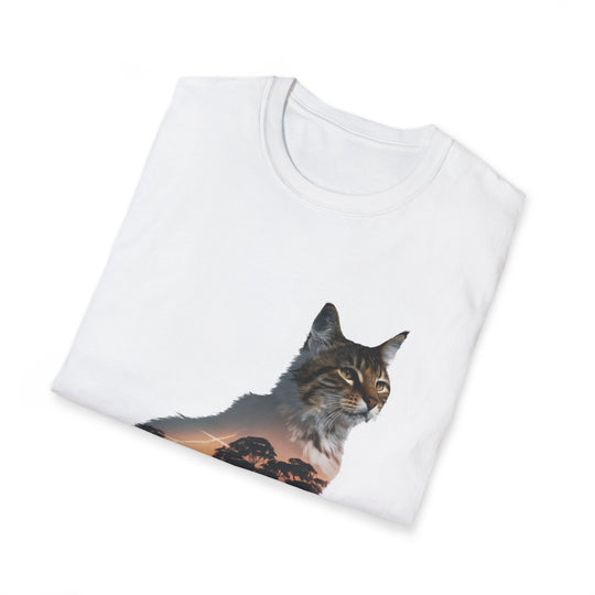 Bobcat Silhouette T-Shirt T-Shirt Printify