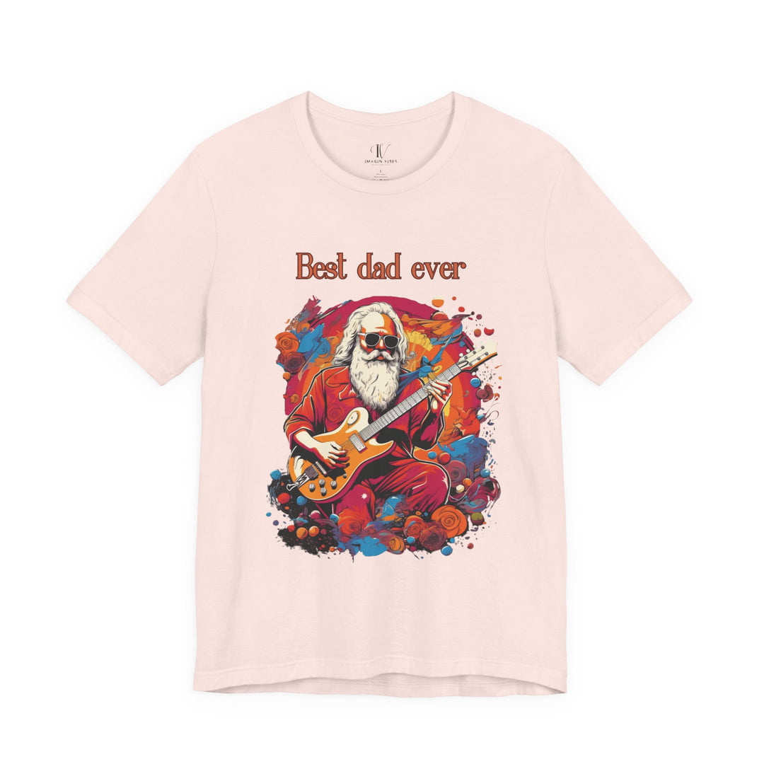 Guitar Dad Tee - Unisex Jersey Short Sleeve T-Shirt Printify Soft Pink XS