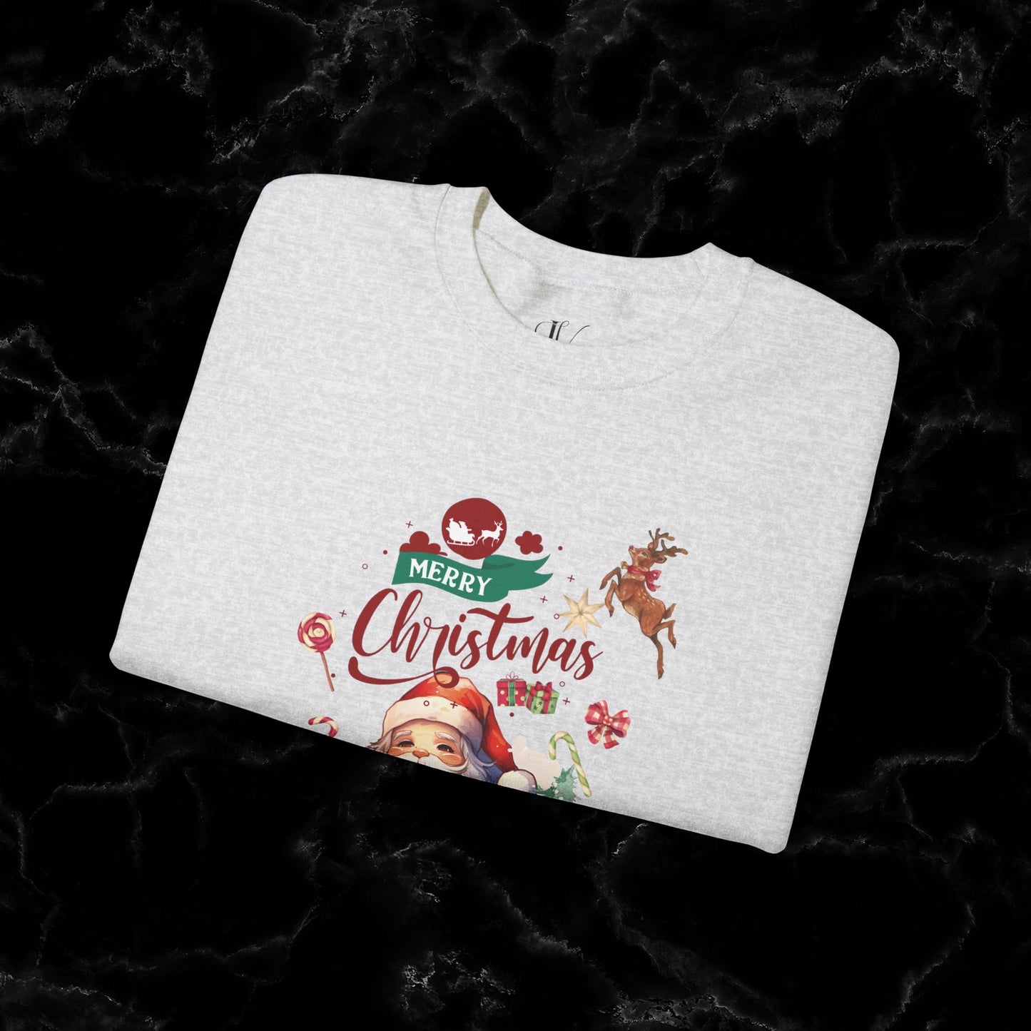 Merry Christmas Sweatshirt | Christmas Shirt - Matching Christmas Shirt - Santa Claus Merry Christmas Sweatshirt - Holiday Gift - Christmas Gift Sweatshirt   