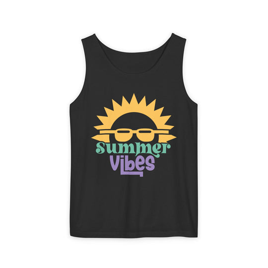 Summer Vibes Tank Top Tank Top Printify Black XS