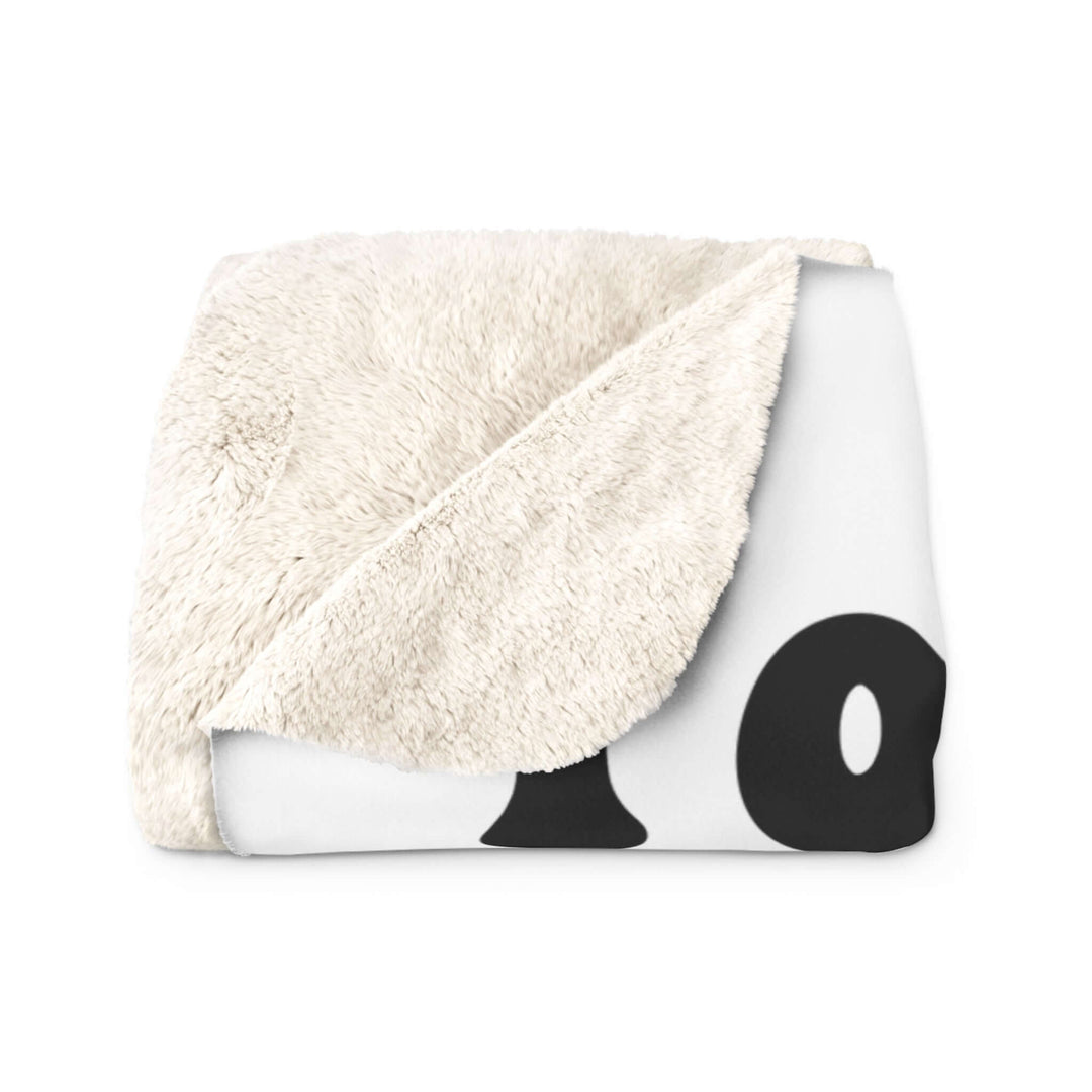 Custom Sherpa Fleece Blanket - Personalized Photo and Text