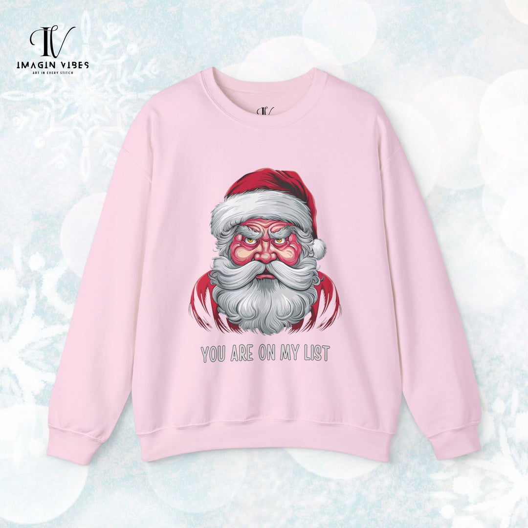 Angry Santa Christmas Sweatshirt