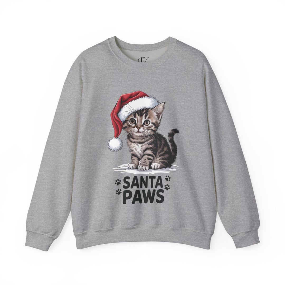 Cat Lover Sweatshirt - Santa Paws