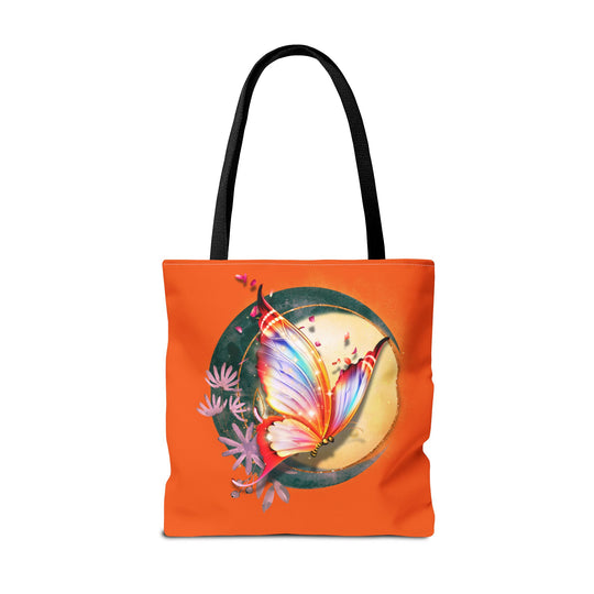 Butterfly Tote Bag - Nature-Inspired Bags Printify 18" × 18'' Black