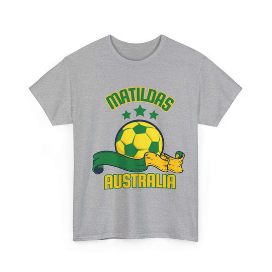 Women's Soccer Australia Tee - T-Shirt T-Shirt Printify Sport Grey S