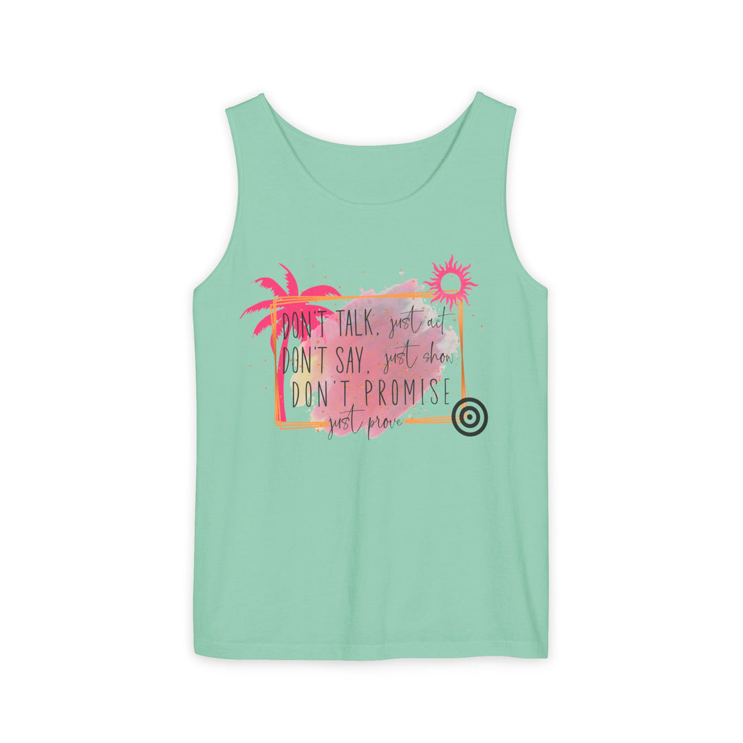 Motivational Action Unisex Tank Top Tank Top Printify Island Reef XS