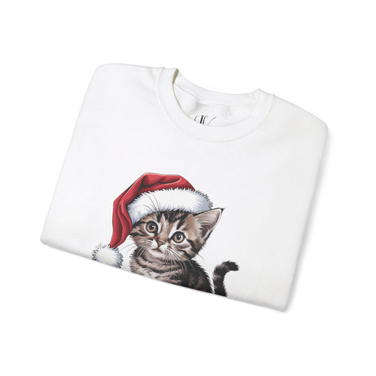 Cat Lover Sweatshirt - Santa Paws