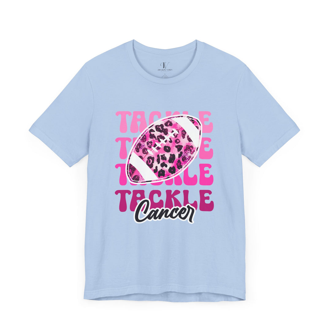 Tackle Breast Cancer Football T-Shirt