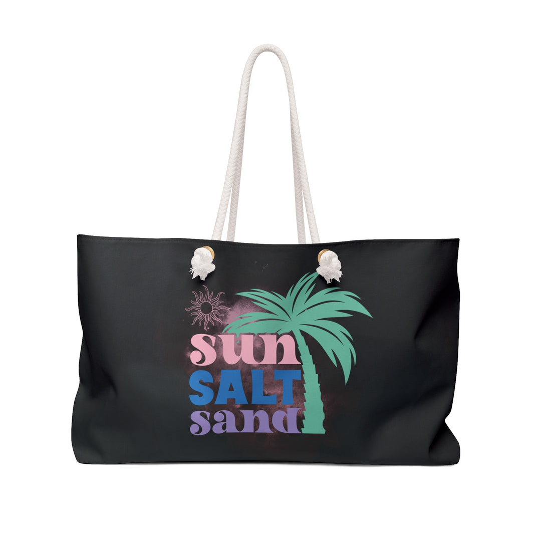 Tote Bag Summery Retro Palm Tree and Sun Bags Printify 24" × 13"