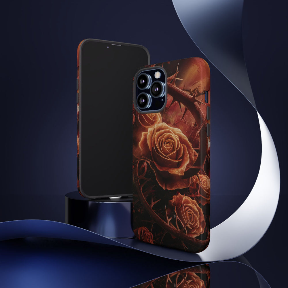 Gothic Roses Phone Case Phone Case Printify