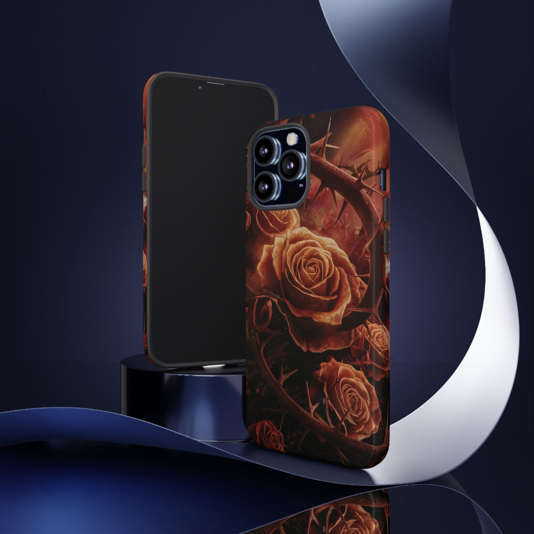 Gothic Roses Phone Case Phone Case Printify