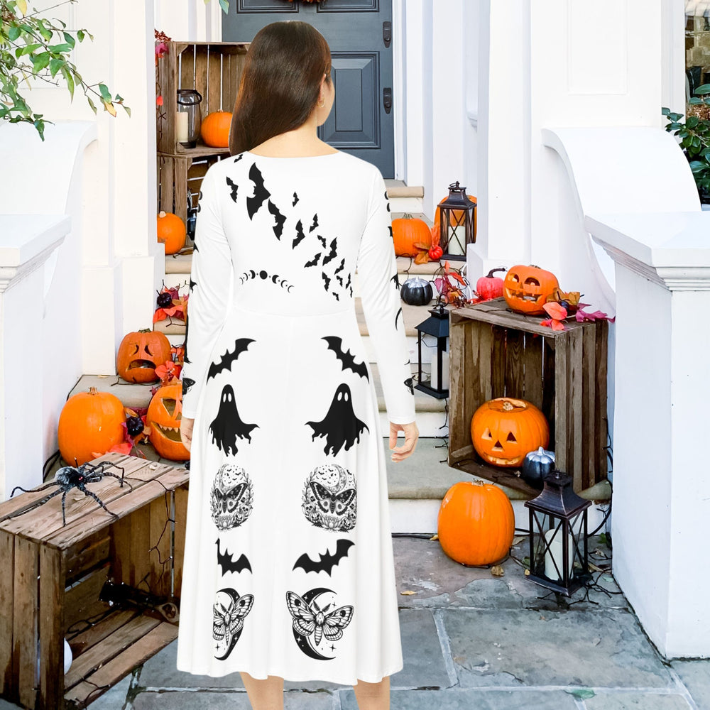 Gothic Batty Dress All Over Prints Printify