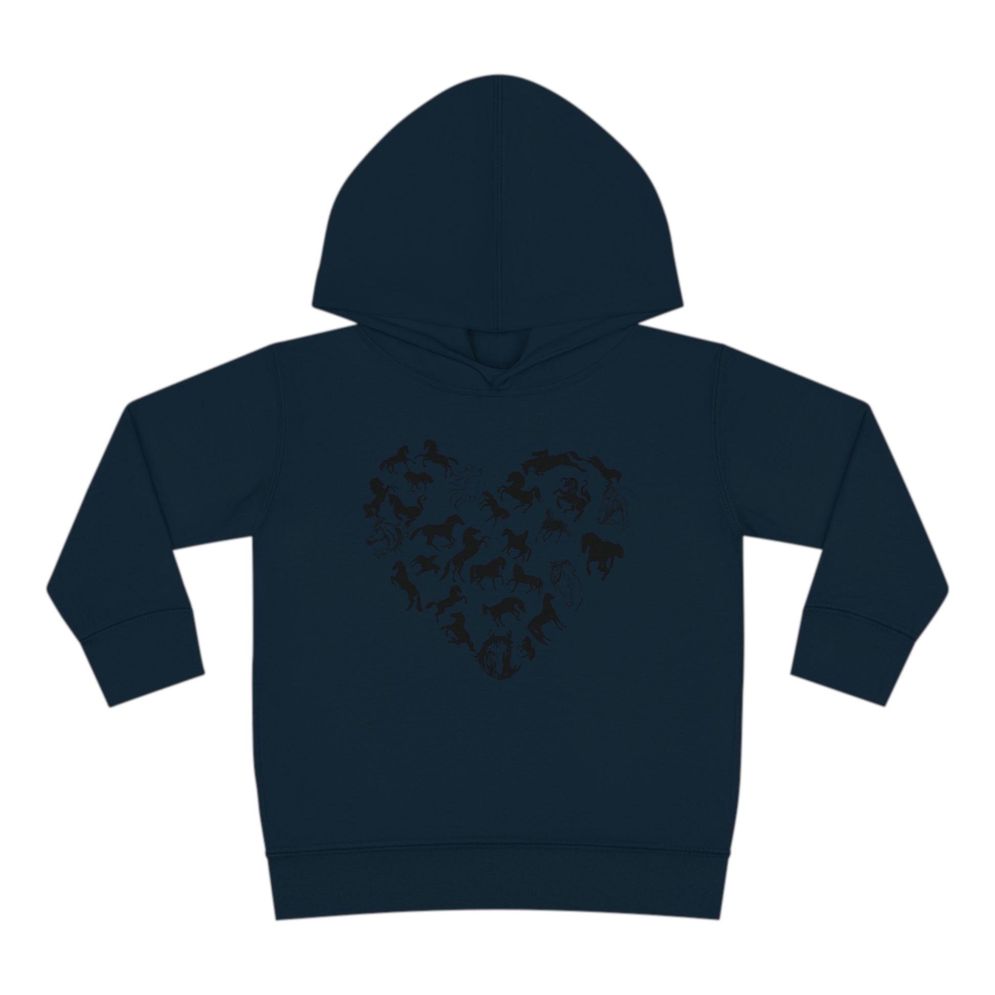 Horse Heart Hoodie | Horse Lover Tee - Horses Heart Toddler - Horse Lover Gift - Horse Toddler Shirt - Equestrian Tee - Gift for Horse Owner Kids clothes Navy 2T 