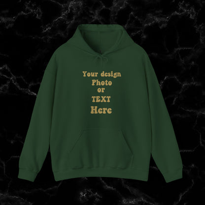 Cozy Personalization: Custom Hoodie - Your Cozy Canvas Personalized for Ultimate Comfort - Wrap Yourself in Unmatched Warmth with a Hoodie Tailored Just for You Hoodie Forest Green S 