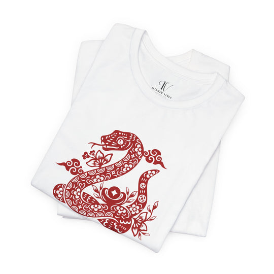 Year of the Snake Unisex Tee - Chinese Zodiac 2025 T-Shirt Printify