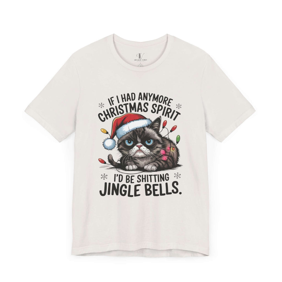 Christmas Spirit Tabby Cat Tee