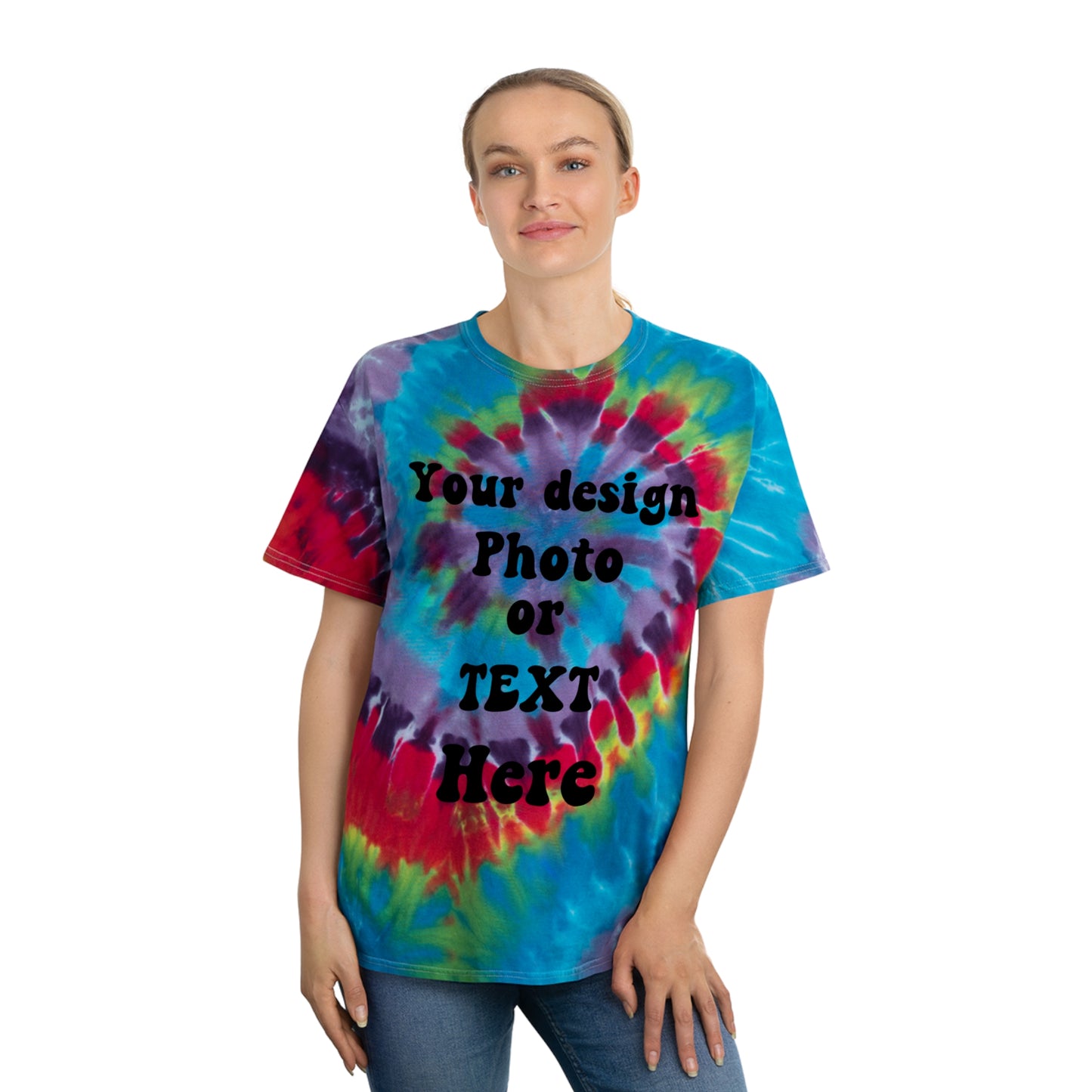 Elevate Your Style with our Tie-Dye Tee - Personalized Spiral Pattern T-Shirt for a Vibrant and Unique Fashion Statement T-Shirt   