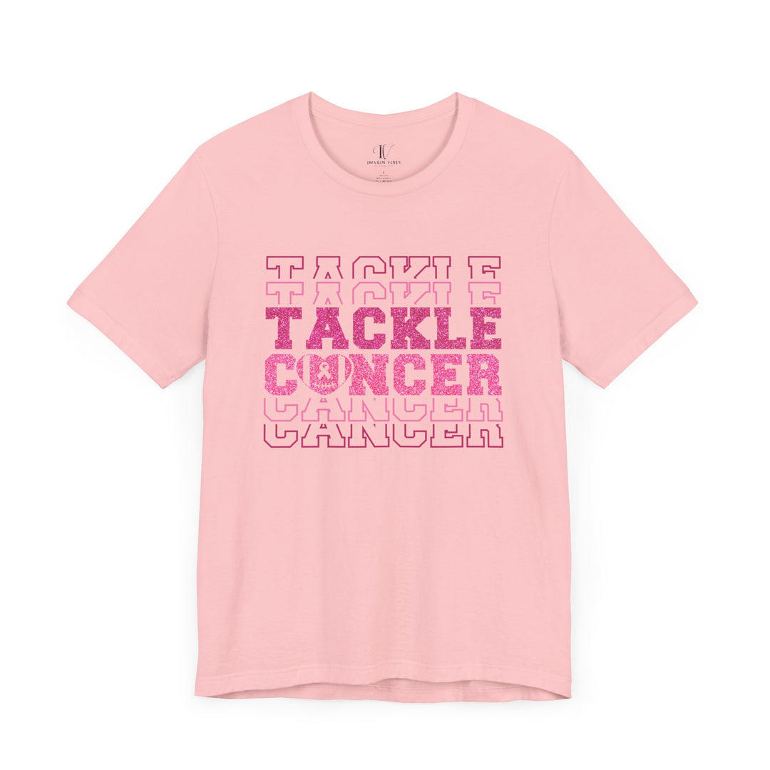 Tackle Breast Cancer Retro T-Shirt