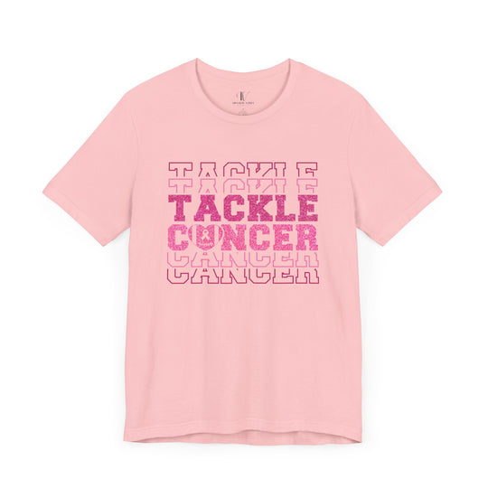 Tackle Breast Cancer Retro T-Shirt