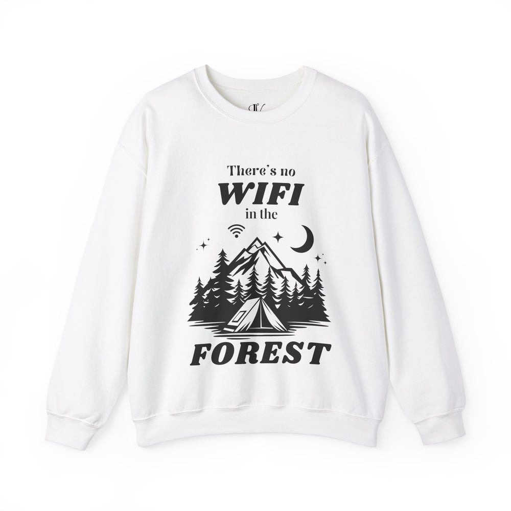 Forest Connection Sweatshirt Sweatshirt Printify S White