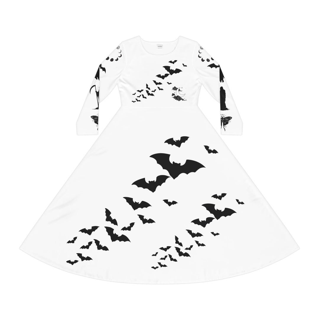 Gothic Batty Dress All Over Prints Printify S