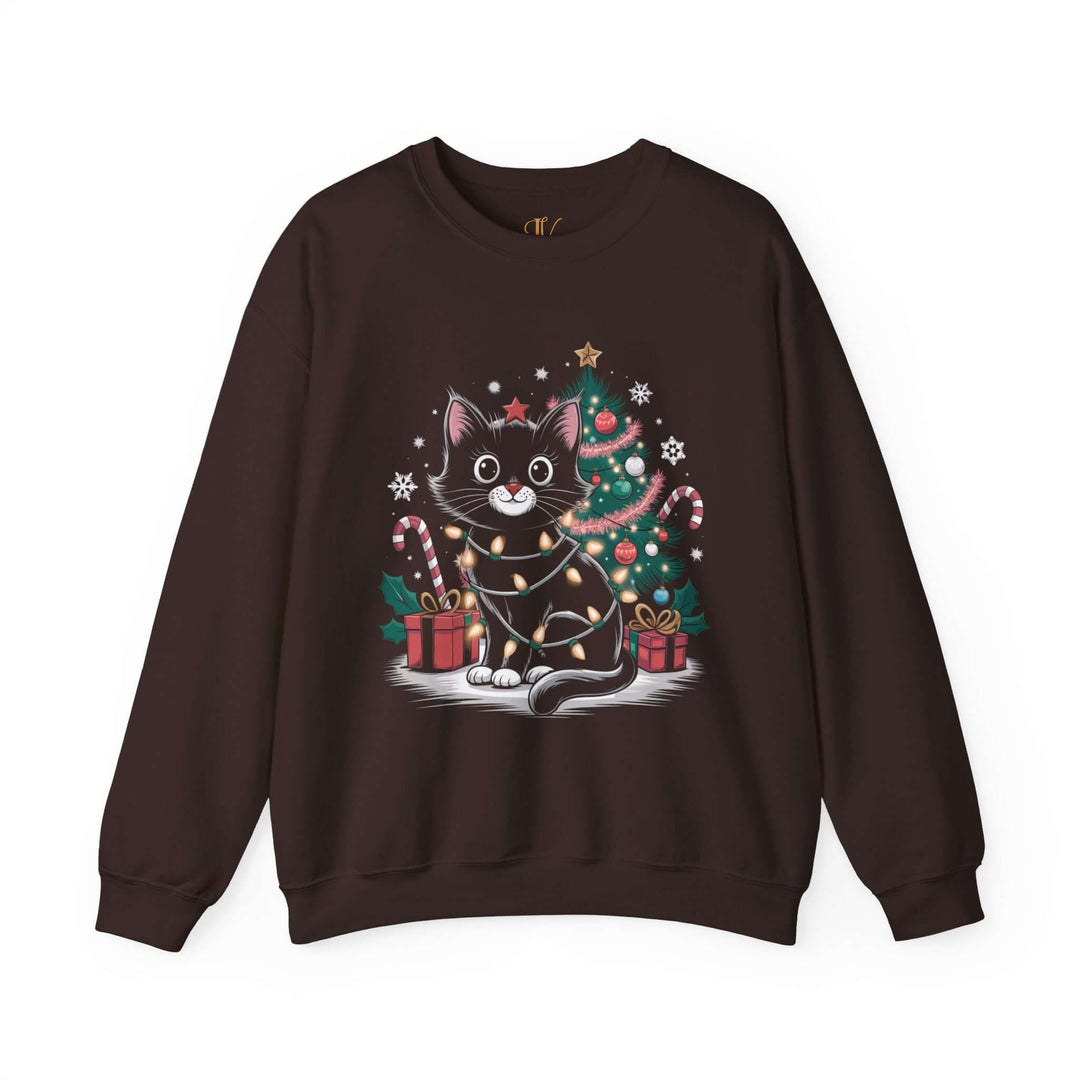 Feline Festive Cat Christmas Sweatshirt