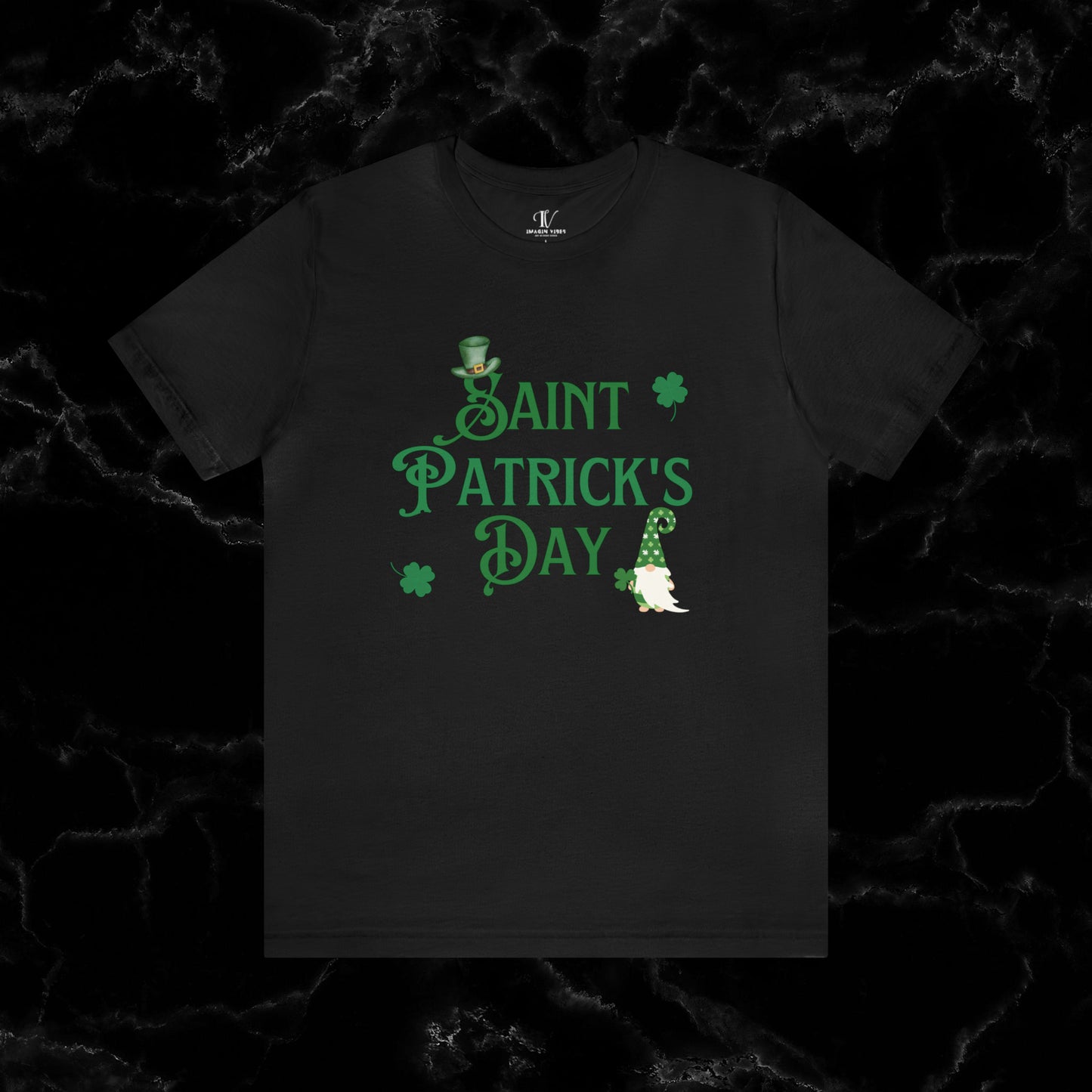 Saint Patrick's Day Shirt - St. Paddy's Day Lucky Irish Shamrock Leaf Clover Flag Beer T-Shirt T-Shirt Black XS 