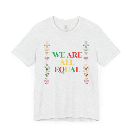 Equality Graphic Tee T-Shirt Printify Ash XS