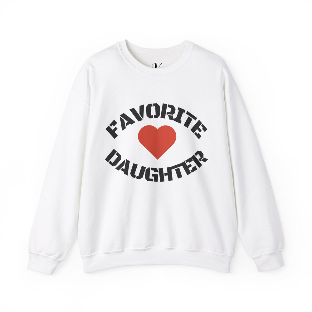 Favorite Daughter Sweatshirt Sweatshirt Printify S White