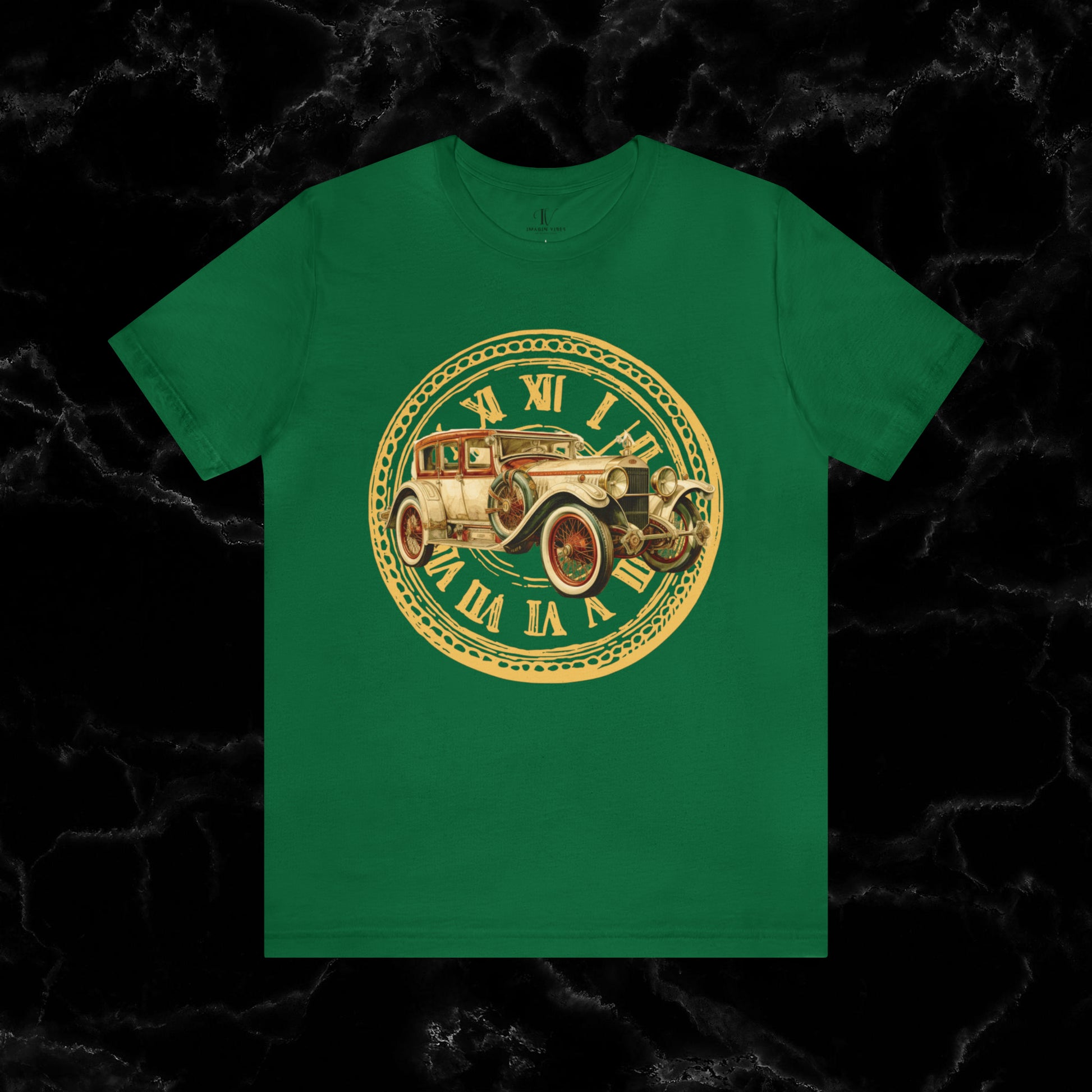 Vintage Car Enthusiast T-Shirt with Classic Wheels and Timeless Appeal T-Shirt Kelly S 