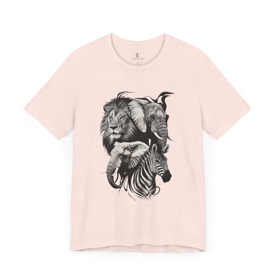 Wildlife Safari Tee T-Shirt Printify Soft Pink XS