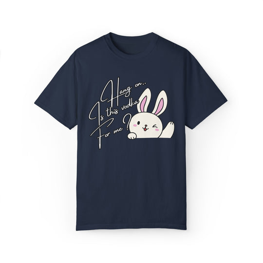 Bunny Vodka T-shirt T-Shirt Printify Navy S