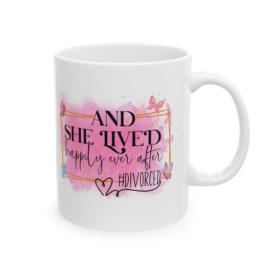 Empowering Watercolor Butterfly Mug Mug Printify